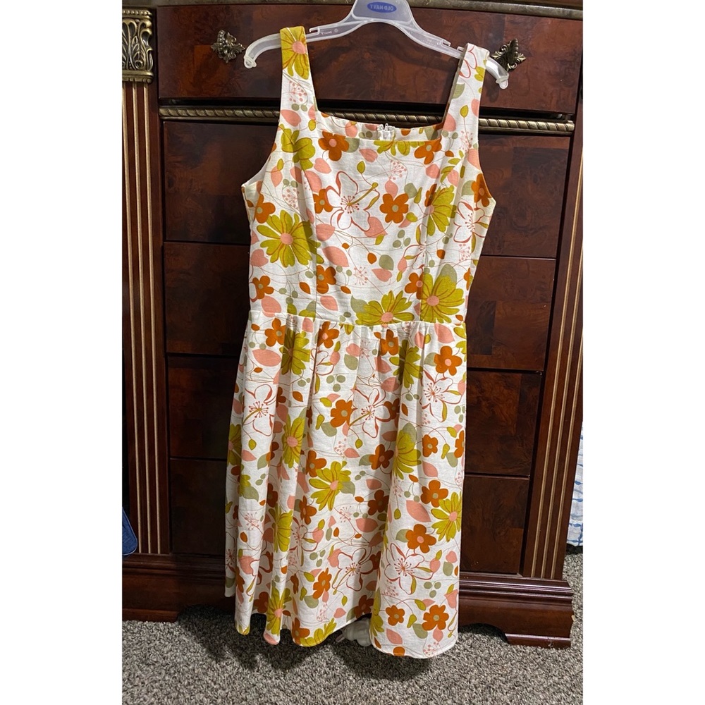 HANDMADE Floral Dress Worn Once